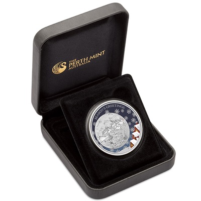 2014 Christmas 1/2oz Silver Proof Coin - Click Image to Close